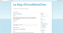 Desktop Screenshot of envoimoinscher.blogspot.com