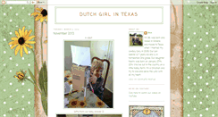 Desktop Screenshot of dutchgirlintexas.blogspot.com