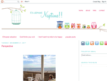 Tablet Screenshot of itsalmostnaptime.blogspot.com