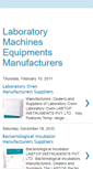 Mobile Screenshot of laboratorymachinesequipments.blogspot.com