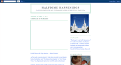 Desktop Screenshot of halfdimehappenings.blogspot.com