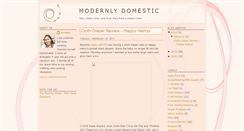 Desktop Screenshot of modernlydomestic.blogspot.com