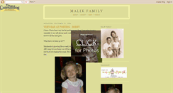 Desktop Screenshot of familymalik.blogspot.com