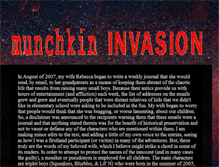 Tablet Screenshot of munchkininvasion.blogspot.com