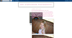 Desktop Screenshot of amystephensonphotography.blogspot.com