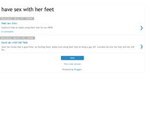 Tablet Screenshot of havesexwithherfeet.blogspot.com