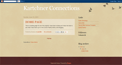 Desktop Screenshot of kartchnerconnections.blogspot.com
