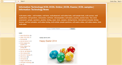 Desktop Screenshot of icdlonline.blogspot.com