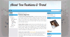 Desktop Screenshot of aboutyoufashions.blogspot.com