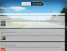 Tablet Screenshot of mealsdeals.blogspot.com