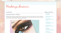 Desktop Screenshot of makeupdreamin.blogspot.com