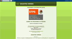 Desktop Screenshot of gigantes-verdes.blogspot.com