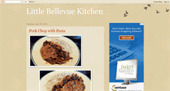 Desktop Screenshot of littlebellevuekitchen.blogspot.com