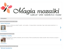 Tablet Screenshot of magiamozaiki.blogspot.com