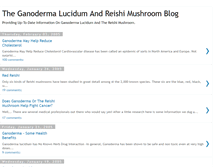 Tablet Screenshot of ganoderma.blogspot.com
