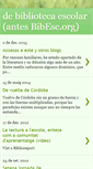 Mobile Screenshot of debibliotecaescolar.blogspot.com