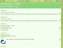 Tablet Screenshot of debibliotecaescolar.blogspot.com
