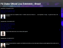 Tablet Screenshot of lisaedelsteinbrasil.blogspot.com