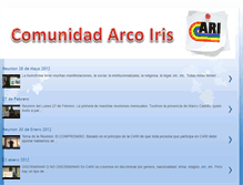 Tablet Screenshot of comunidadarcoirisdecostarica.blogspot.com