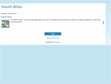 Tablet Screenshot of mountathosvirginia.blogspot.com