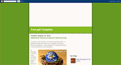 Desktop Screenshot of freeppttemplate.blogspot.com