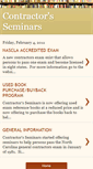 Mobile Screenshot of contractorsseminars.blogspot.com