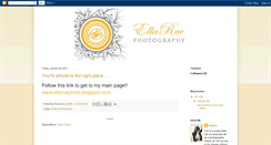 Desktop Screenshot of ellaruephotography.blogspot.com