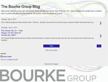 Tablet Screenshot of bourkegroupblog.blogspot.com