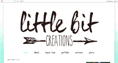 Desktop Screenshot of littlebitcreations.blogspot.com