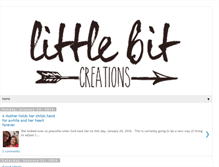 Tablet Screenshot of littlebitcreations.blogspot.com