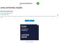 Tablet Screenshot of anna-university-sem-results.blogspot.com