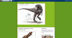 Desktop Screenshot of dinosaurheadtotoe.blogspot.com