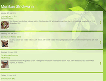 Tablet Screenshot of monikasstrickwahn.blogspot.com