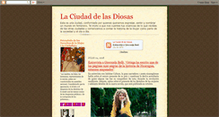 Desktop Screenshot of laciudaddelasdiosas.blogspot.com