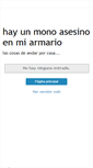 Mobile Screenshot of monoasesinoenmiarmario.blogspot.com