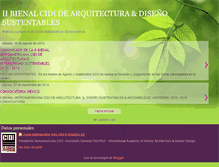 Tablet Screenshot of iibienalarquitecturasustentable.blogspot.com