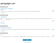 Tablet Screenshot of palmgadget.blogspot.com