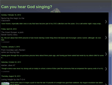 Tablet Screenshot of canyouheargodsinging.blogspot.com