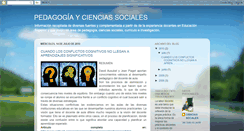 Desktop Screenshot of pedagogiaycienciassociales.blogspot.com
