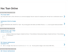 Tablet Screenshot of hoctoanonline.blogspot.com