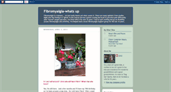 Desktop Screenshot of fibromyalgia-whatsup.blogspot.com