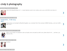 Tablet Screenshot of cindybphotography.blogspot.com