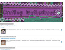 Tablet Screenshot of craftingmotherhood-jenn.blogspot.com