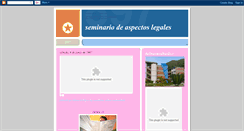 Desktop Screenshot of dalimar-seminariodeaspectoslegales.blogspot.com