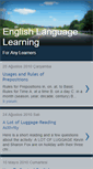 Mobile Screenshot of englishlanguagelearn.blogspot.com
