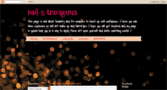 Desktop Screenshot of nail-x-travagenza.blogspot.com