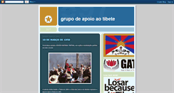 Desktop Screenshot of grupodeapoioaotibete.blogspot.com