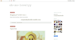 Desktop Screenshot of oh-so-lovelyy.blogspot.com