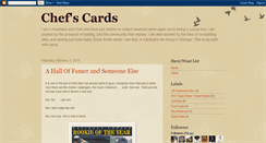 Desktop Screenshot of chefscards.blogspot.com