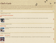 Tablet Screenshot of chefscards.blogspot.com